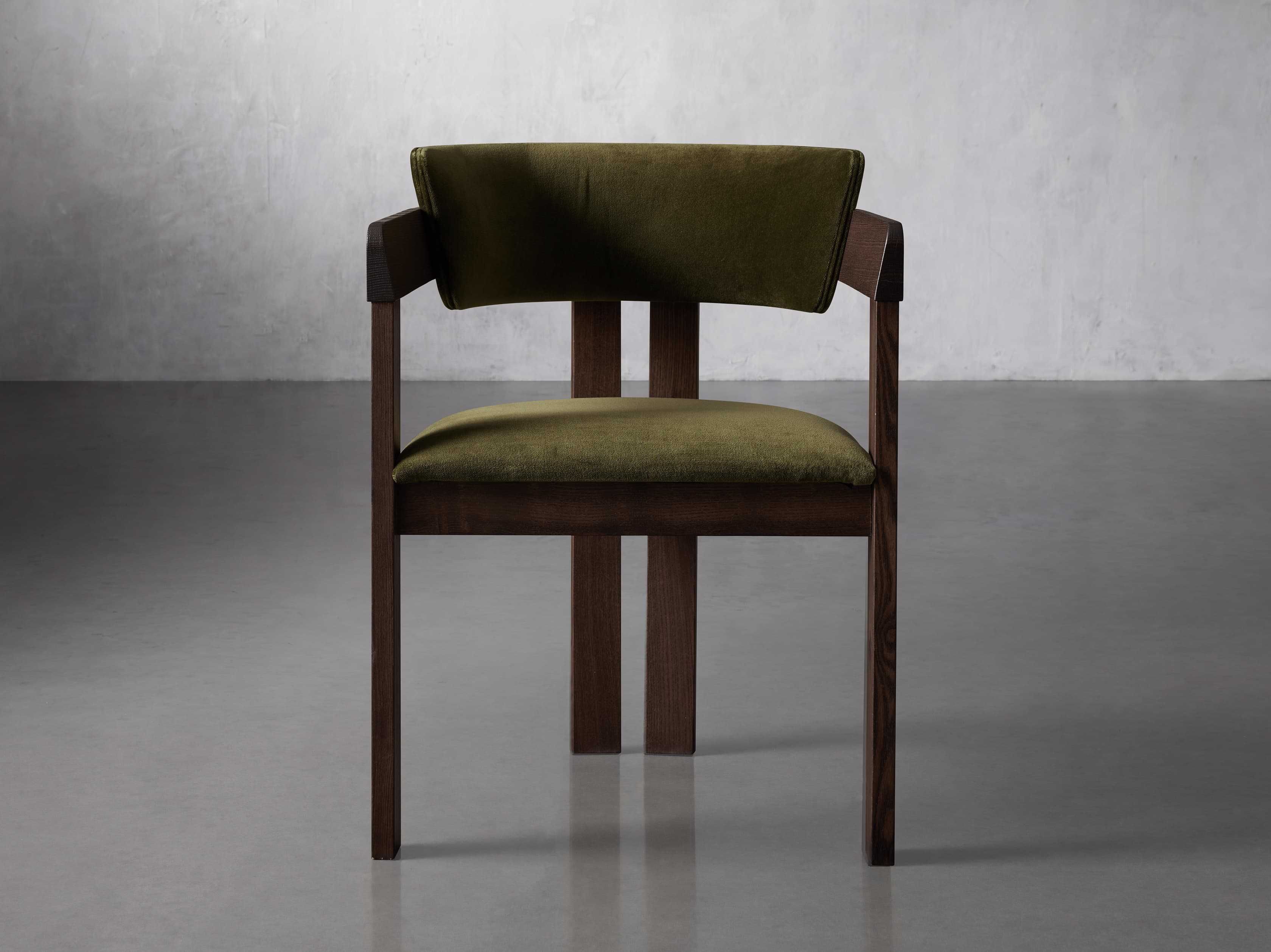 Rodin Dining Chair in  Vanni Olive | Arhaus