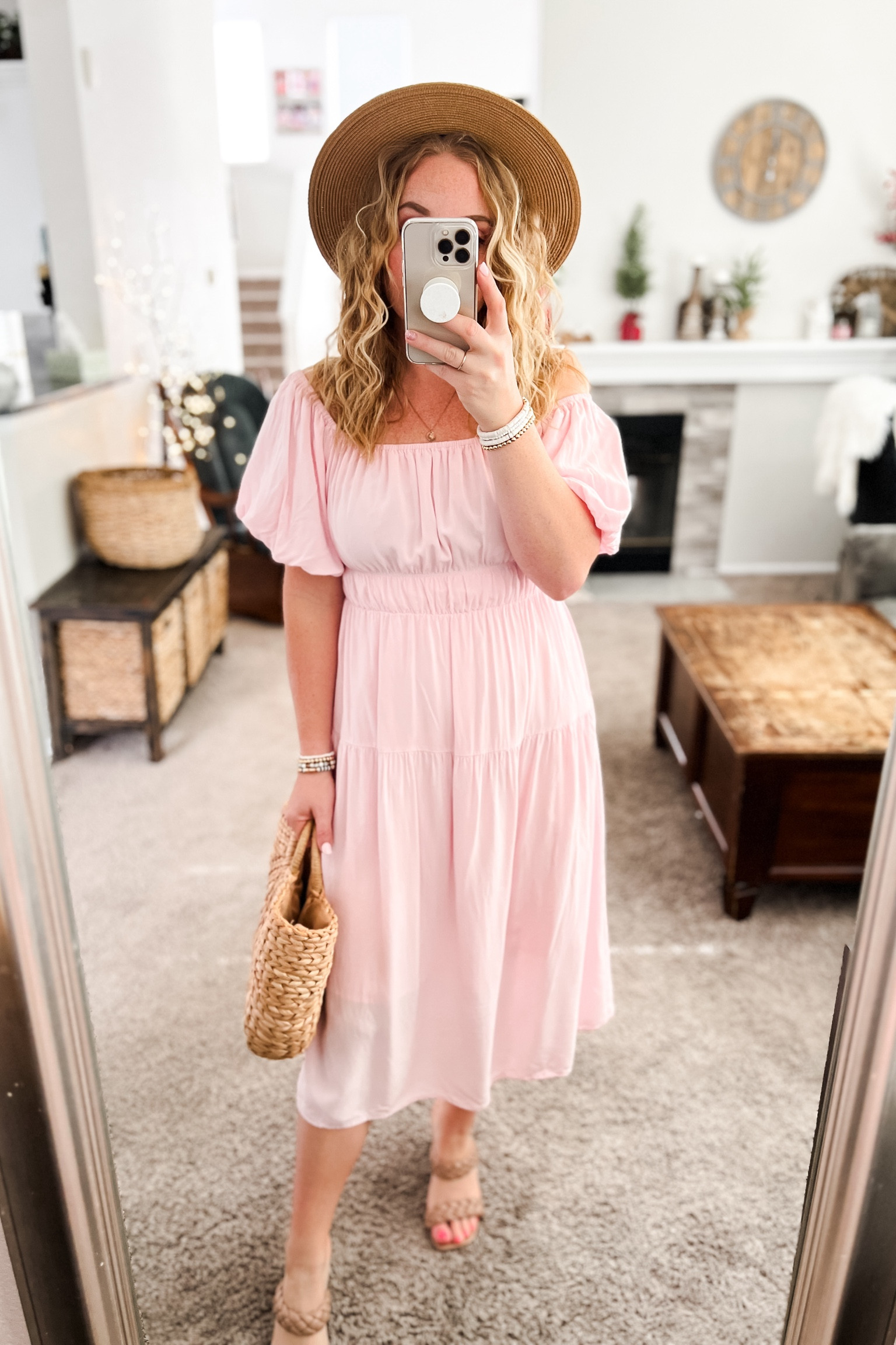 open lace back dress Amazon.com: Pink Casual Dress main image 0