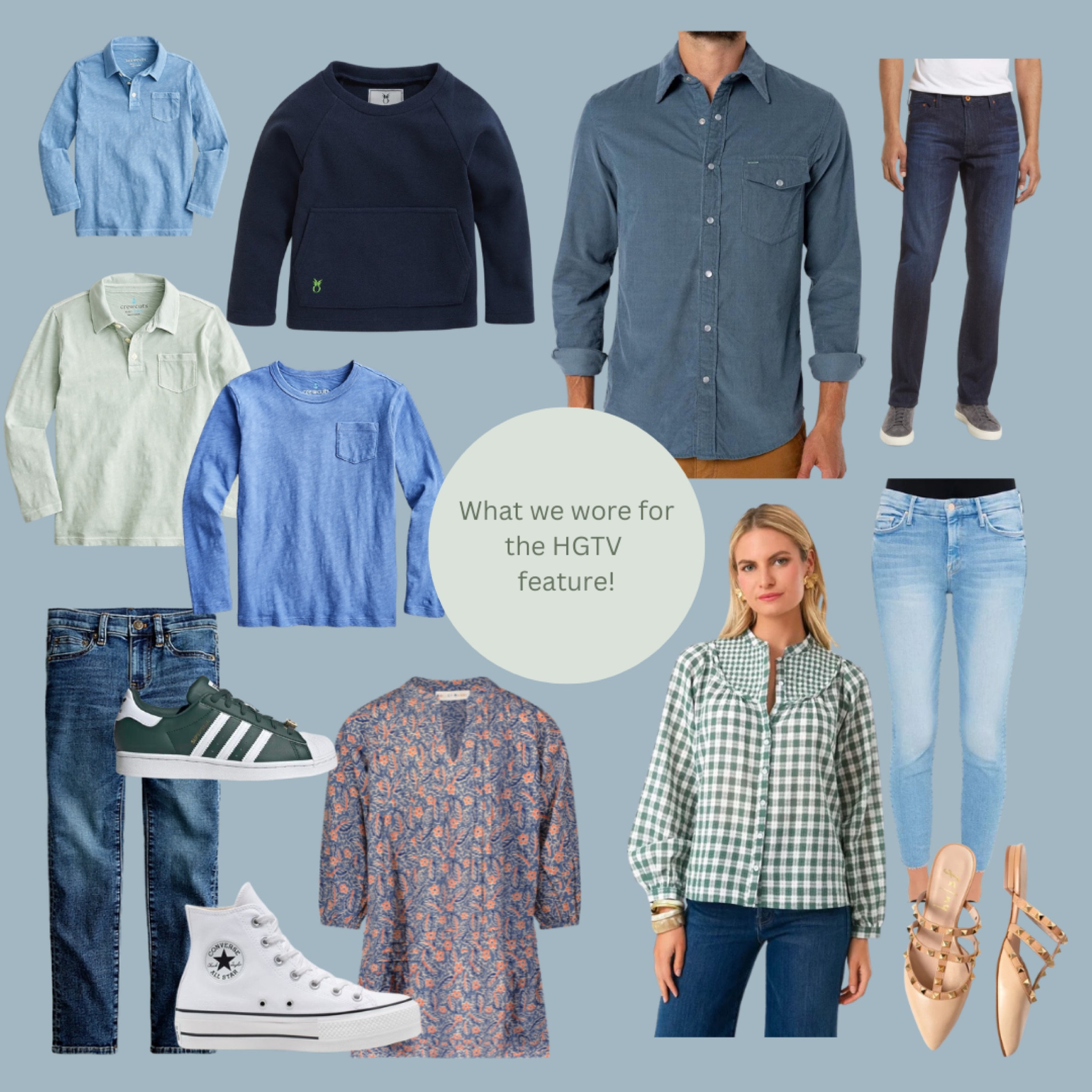 Family photos, denim, little boys, polos, women’s photo outfit, studded flats, tuckernuck, J.Crew, Adidas, family pictures, fall outfit, ootd, fall style, gingham, check, classic style 

#LTKstyletip #LTKmens #LTKSeasonal