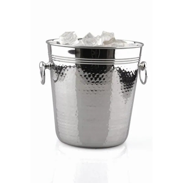 Elegance Champagne Hammered Bucket | Bed Bath & Beyond
