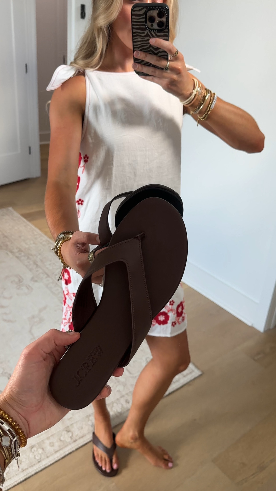 @jcrew size 8 An elevated take on a warm-weather classic. These thong sandals get a polished upgrade with all the clean lines and a slimmer, barely there footbed. For a classic warm-weather look, it comes in luxe leather that gets softer with each wear.

#LTKootd #LTKSeasonal #LTKdayinmylife