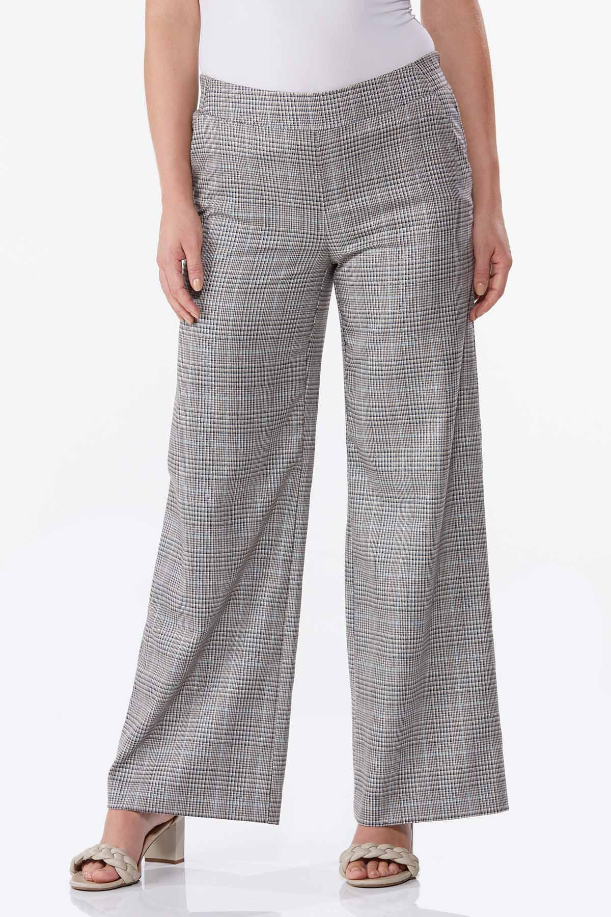 Metallic Plaid Pants | Cato Fashions
