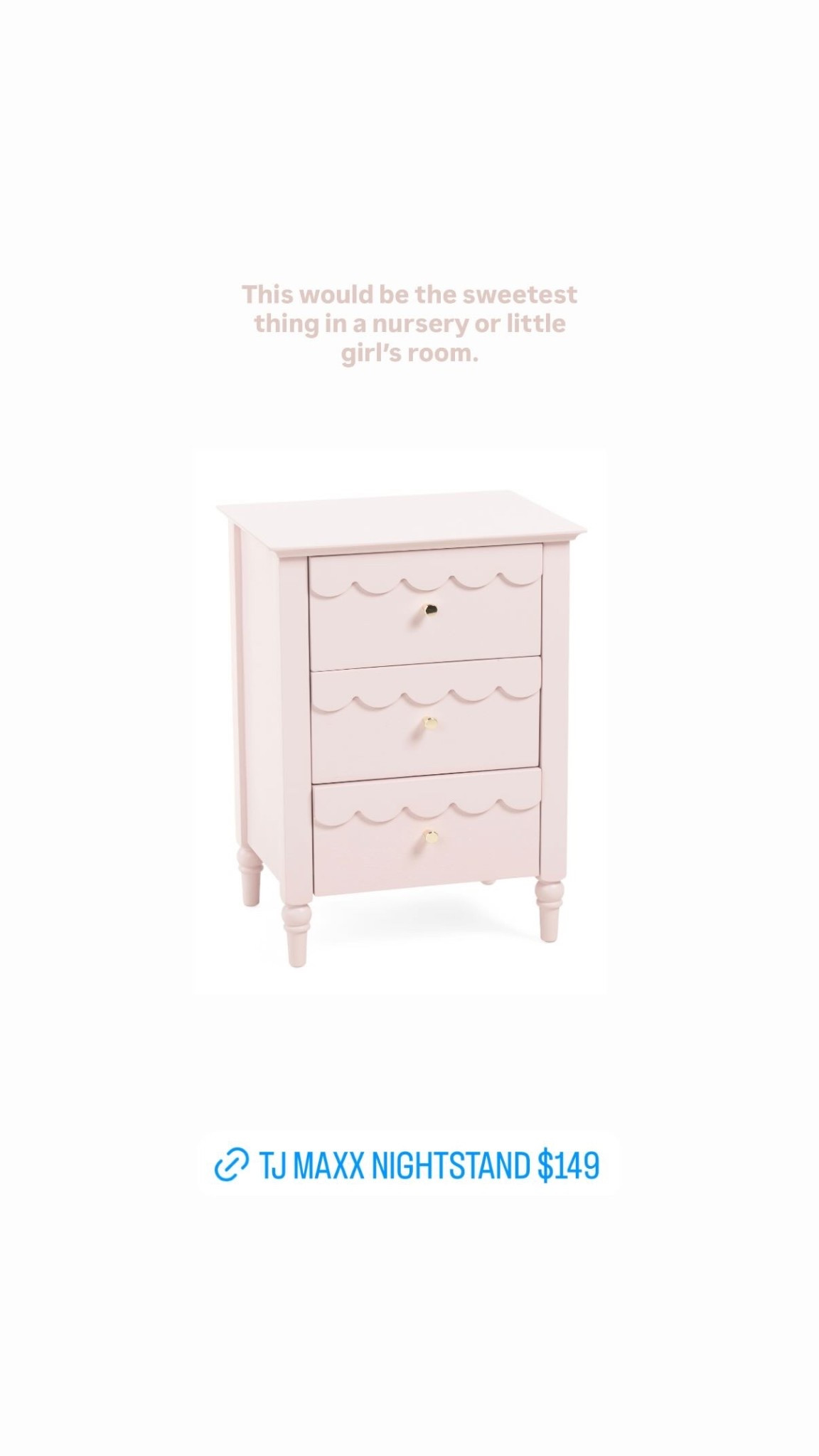This would be the sweetest thing in a nursery or little girl’s room.