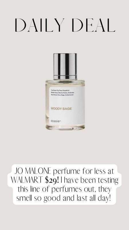 Jo Malone perfume for less at Walmart! 

#LTKHoliday #LTKsalealert #LTKunder50