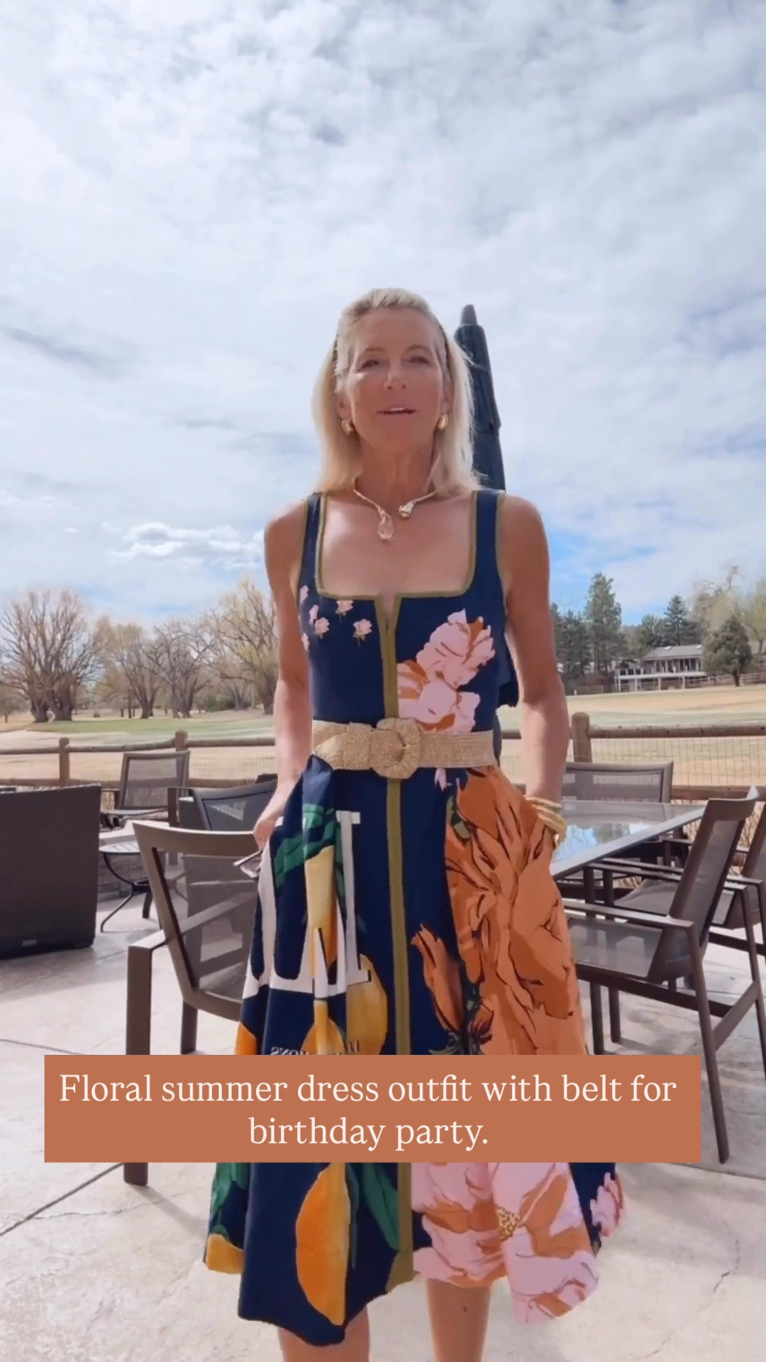 Floral dress outfit for party or vacation dinner. 

#LTKootd #LTKSeasonal #LTKOver40