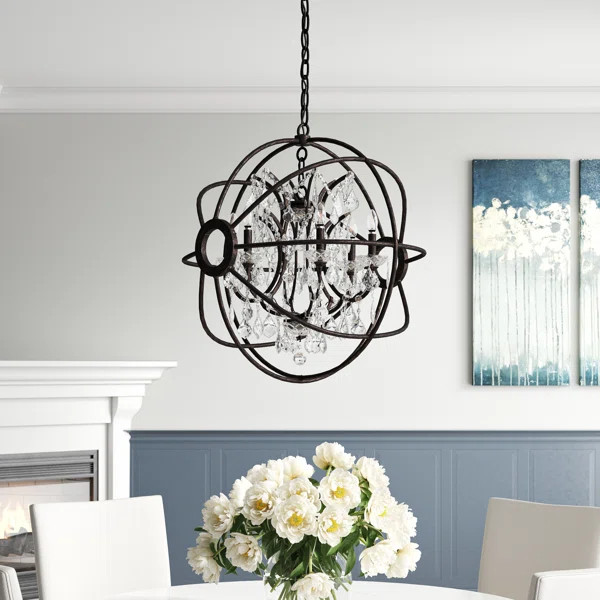 Svante 6 - Light Unique Globe Chandelier | Wayfair Professional