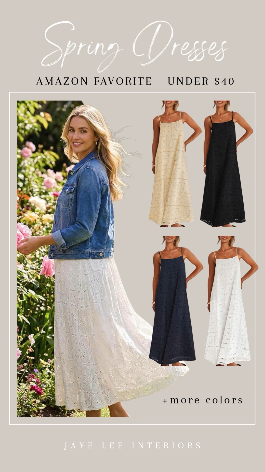 Get Resort Ready! You can't go wrong with this floral eyelet lace maxi dress for Spring! Under $40 with coupon from Amazon!  Even gorgeous with a bump! Would be a beautiful baby shower dress!
#sundress #summerdress #resortwear #vacationdress #springdress #easterdress #ltkplussize #ltkmidsize #amazondresses #amazonfashion #momstyle #momoutfit #fashionover40 #jleeinteriors 

 #LTKSeasonal #LTKOver40 #LTKBump

#LTKootd #LTKmomlife