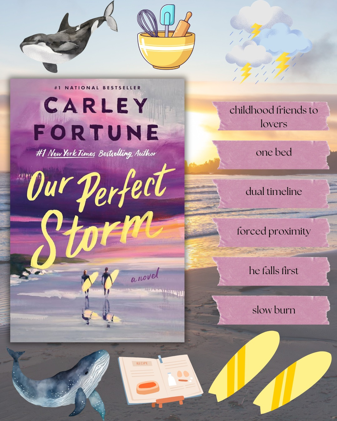 Check out Our Perfect Storm by Carley Fortune 

Book, books, booktok, romance book

#book #romancebook

#LTKsummer #LTKtravel #LTKgiftguide