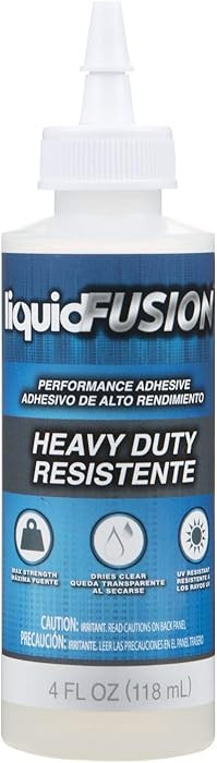 Aleene's Liquid Fusion Heavy-Duty Glue 4 fl oz, Maximum Strength, NonToxic & Dries Clear, Ideal f... | Amazon (US)
