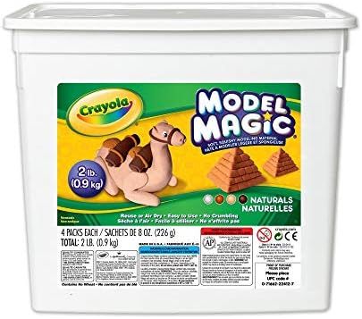 Crayola Model Magic Naturals, Modeling Clay Alternative, 2 lb. Bucket, Gift, 8 oz | Amazon (US)