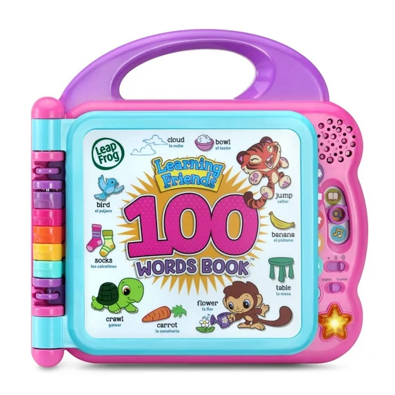 Leapfrog Learning Friends 100 Words Bilingual Electronic Book for Toddlers, Teaches Words, Englis... | Walmart (US)