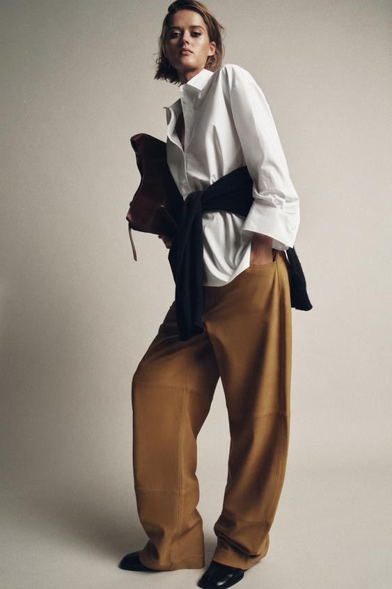 ZW COLLECTION POPLIN SHIRT | Zara US