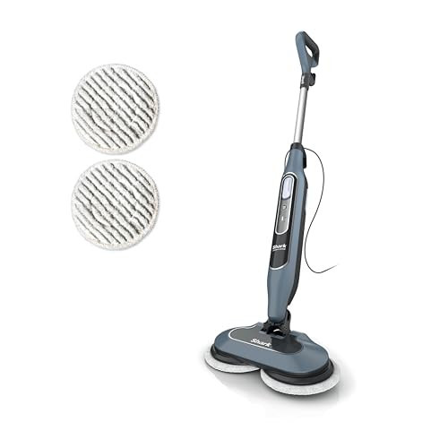 Shark Steam & Scrub Steam Mop, Scrubbing & Sanitizing, 2 Steam Modes, Rotating Pads, XL Water Tank, Swivel Steering, Designed for Hardwood, Marble, Tile, and Stone, Blue, S8000 | Amazon (US)