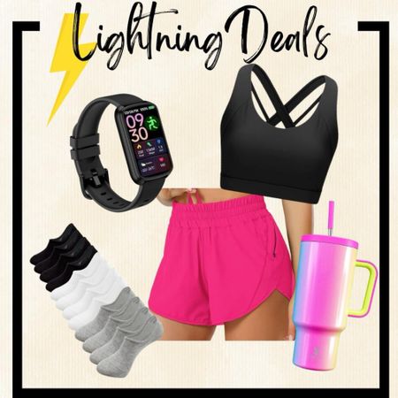 Amazon flash sale roundup. Workout / gym outfit idea. Select sizes and colors. Can end at any time. 

#LTKfindsunder50 #LTKfitness #LTKsalealert