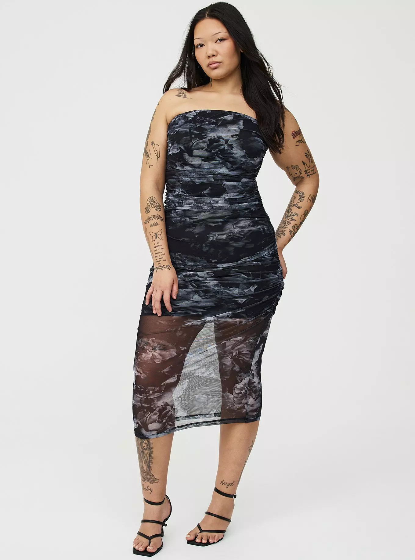 Mesh Tube Bodycon Dress | Torrid (US & Canada)