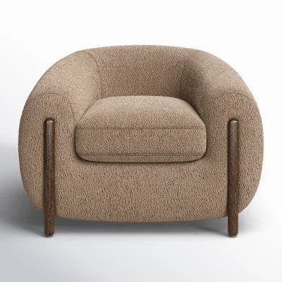 Amaryllis 38" Wide Polyester Barrel Chair | Wayfair North America