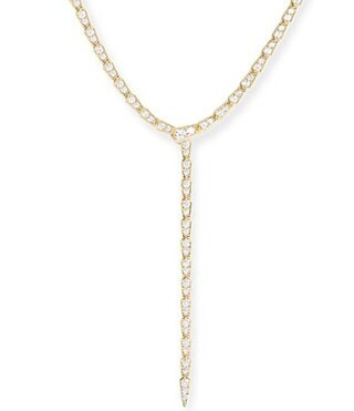 Melinda Maria Pave Serpent Lariat Necklace - Gold | Dillard's