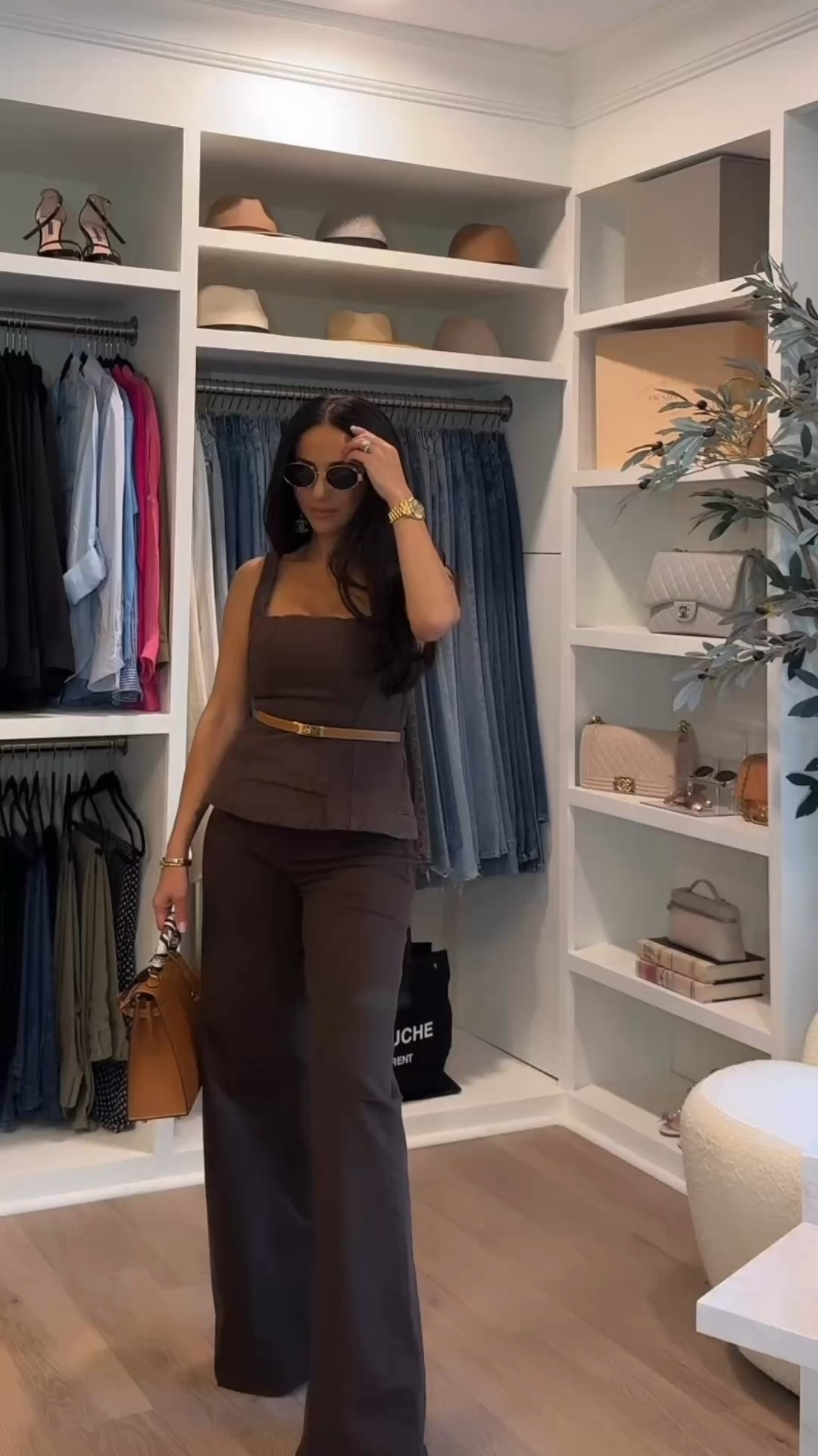 How i style brown jeans for fall! 

Jean size: 0
1st outfit:
Top size:smalll

2nd outfit 
Top size: Xs
Handbag: small /coffee 

3rd outfit 
Top size:xs
Handbag: size small, color coffee 

4th outfit 
Top is Zara code will be linked on Instagram 

#LTKPetite #LTKOver40 #LTKStyleTip