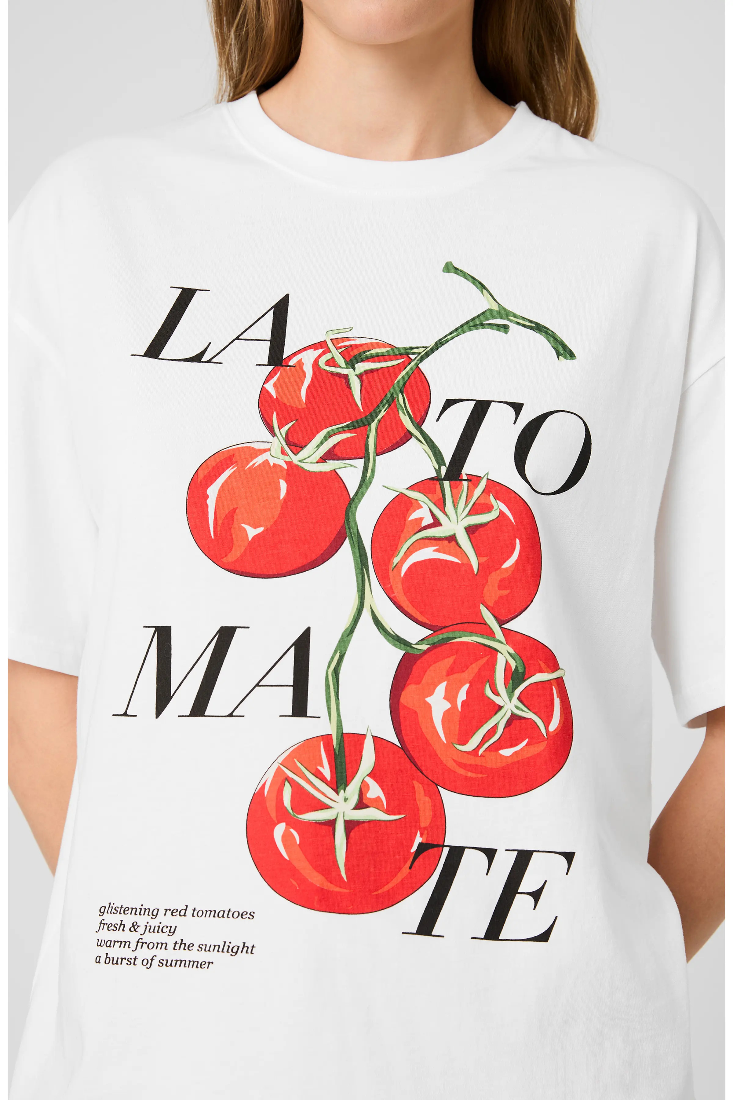 La Tomate Oversize Cotton Graphic T-Shirt (Women) | Nordstrom | Nordstrom