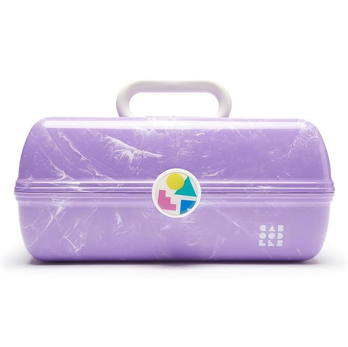 Caboodles On-The-Go Girl Makeup Box, Lavender Marble, Hard Plastic Makeup Organizer Box, Built-In... | Amazon (US)