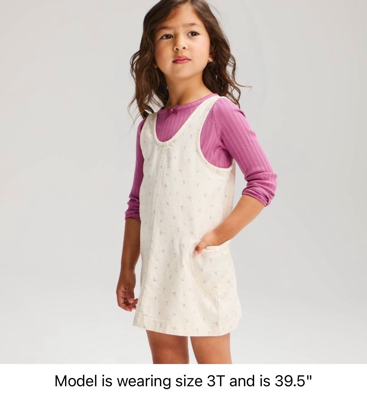Toddler Girls' Sleeveless Floral Denim
Skirtall - Cat & Jack™ Cream 4T

Target toddler

#LTKBaby #LTKKids