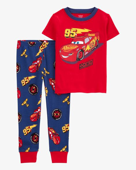 Toddler Cars Snug Fit Cotton 2-Piece Pajamas - Red | Carter's Inc