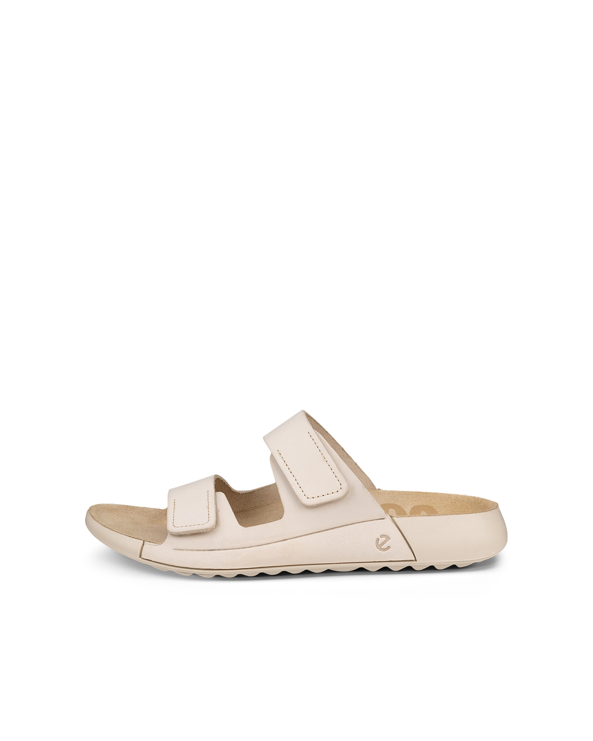 Women's ECCO® Cozmo Nubuck Two-Strap Sandal | Beige | ECCO (US)