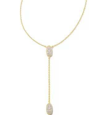 Crystal Grayson Pave Y Necklace | Dillard's