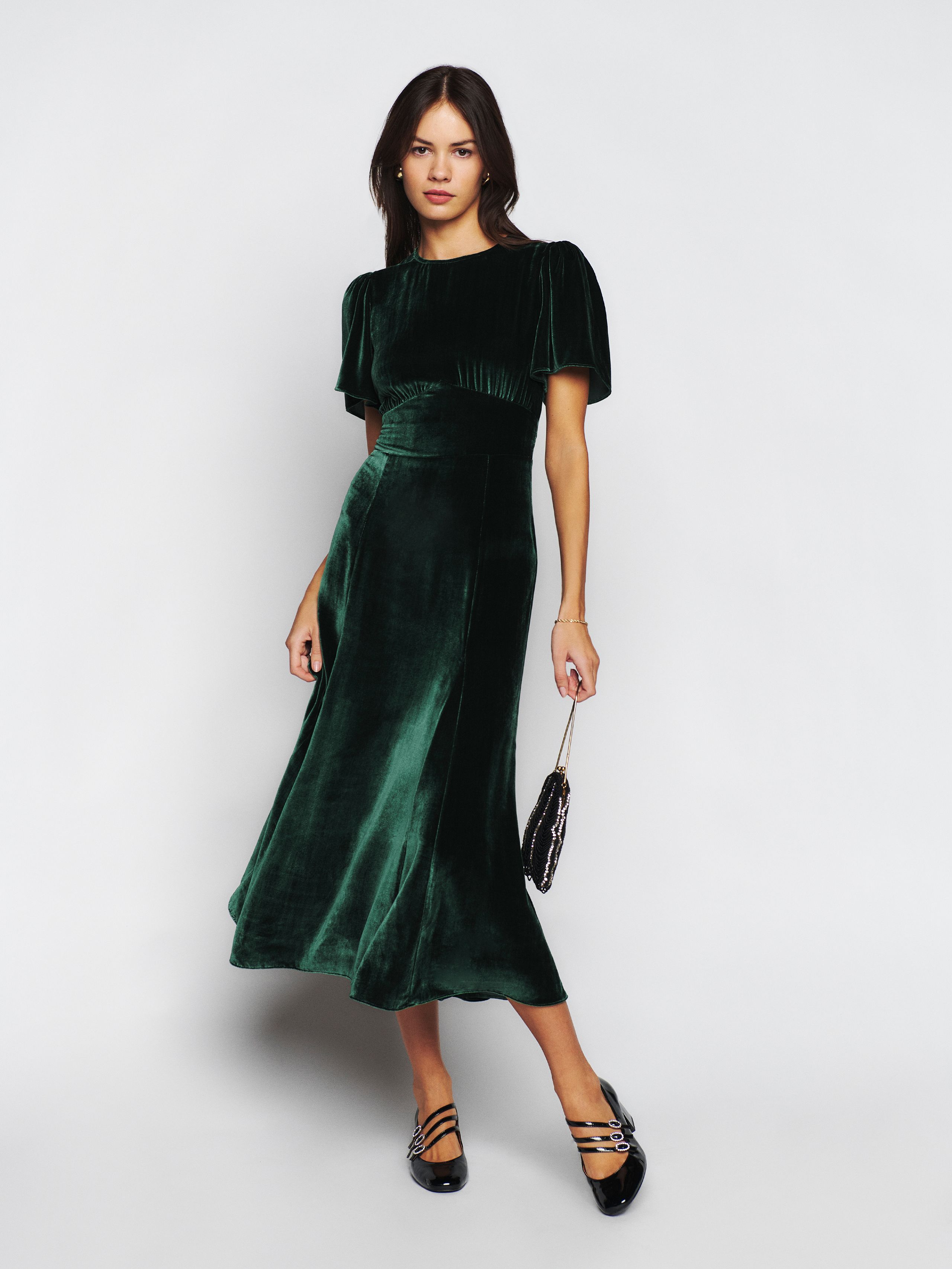 Quinne Velvet Dress | Reformation (US & AU)