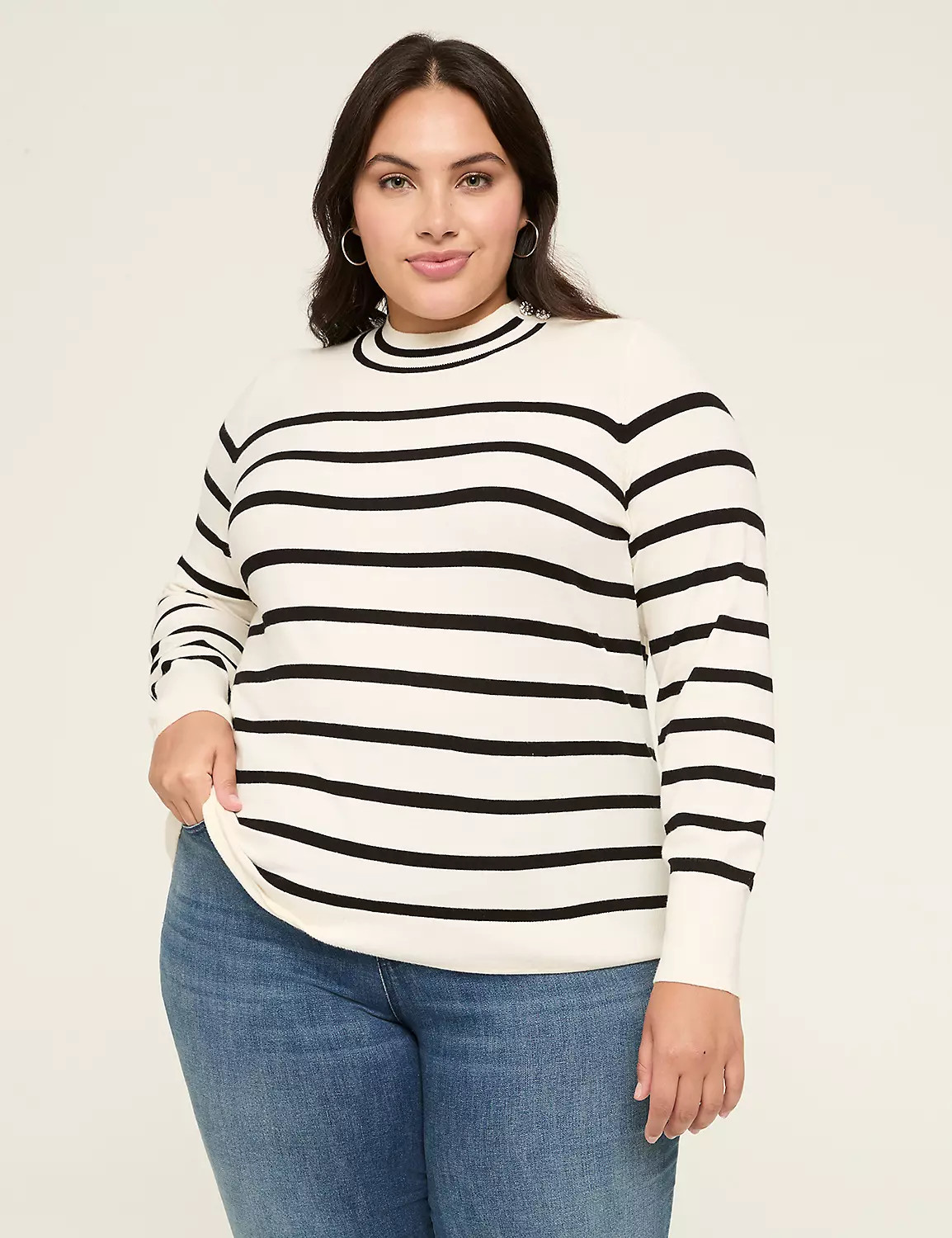 Striped Pullover Sweater | Lane Bryant (US)