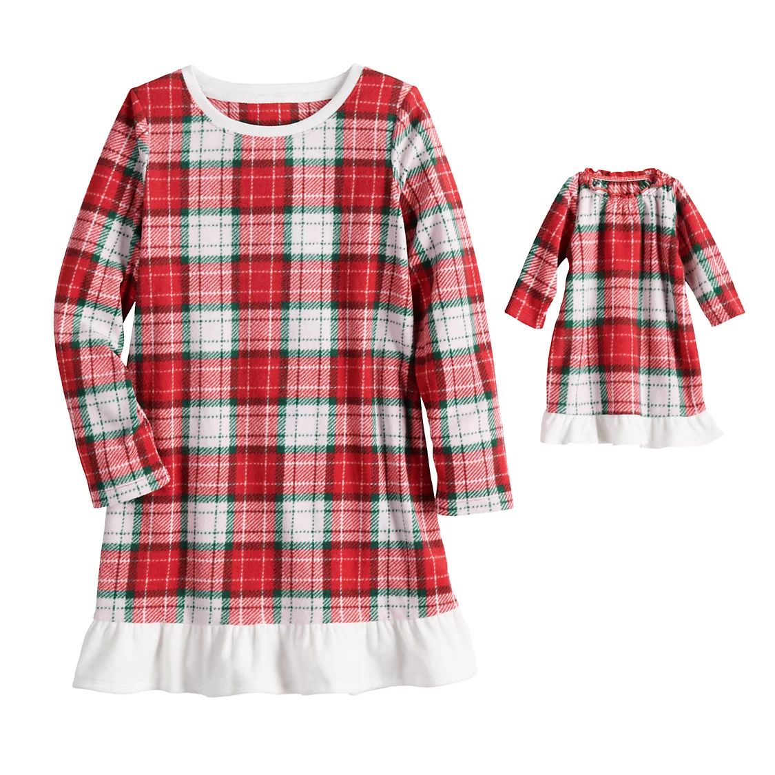 Jammies For Your Families® Girls 4-16 Classic Christmas Car Nightgown & Matching Doll Gown Pajam... | Kohl's
