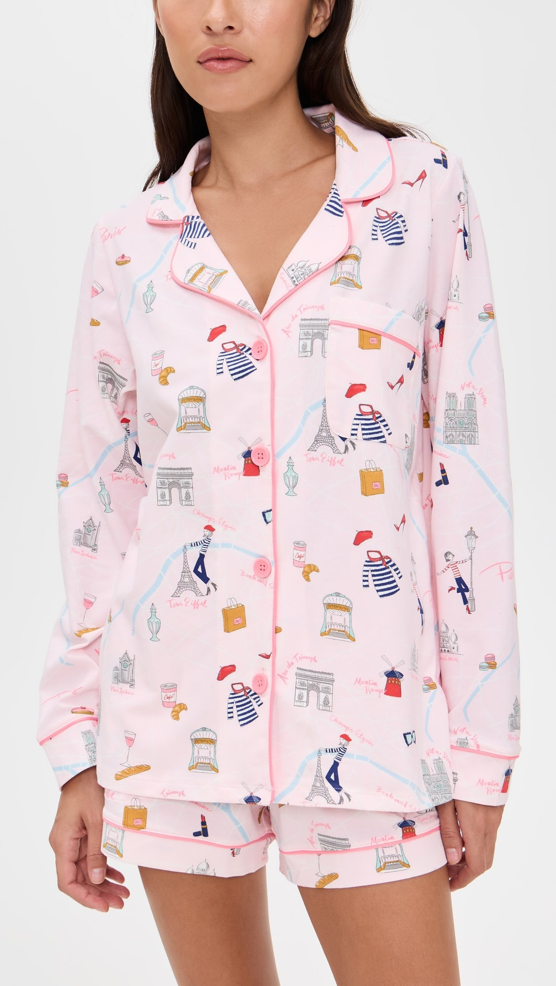 Long Sleeve Cotton Knit Boxer PJ Set | Shopbop