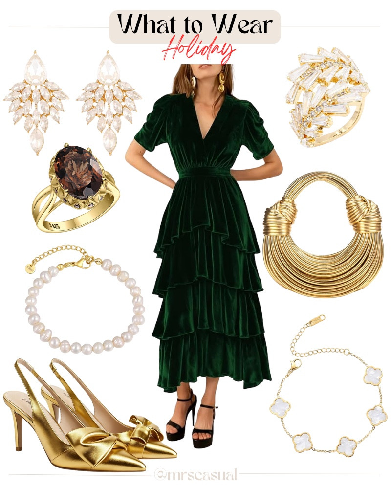 The dreamiest emerald green holiday dress 💚✨ Pair it with gold accessories and you’re instantly the best dressed at any festive event.


#LTKOver40 #LTKHoliday #LTKSeasonal