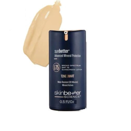 Skin-Better Sunbetter Tone Smart SPF 75 Sunscreen - Tone Adapting Broad Spectrum Face Sunscreen for Daily UV Protection & Radiant-Looking Skin | Amazon (US)