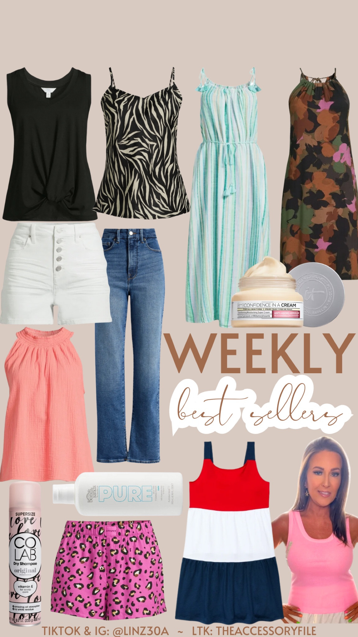 This last week’s best sellers! 

Tank top, camisole, maxi dress, summer dress, halter dress, midi dress, white shorts, denim shorts, jeans, N sale, Nordstrom sale, halter top, beach outfits, casual outfits, summer outfit, summer fashion, summer looks, girls’ dress, boxers, dry shampoo, self tanner, moisturizer, ribbed tank top, Walmart finds, Target finds 

#LTKSeasonal #LTKStyleTip #LTKFindsUnder50
