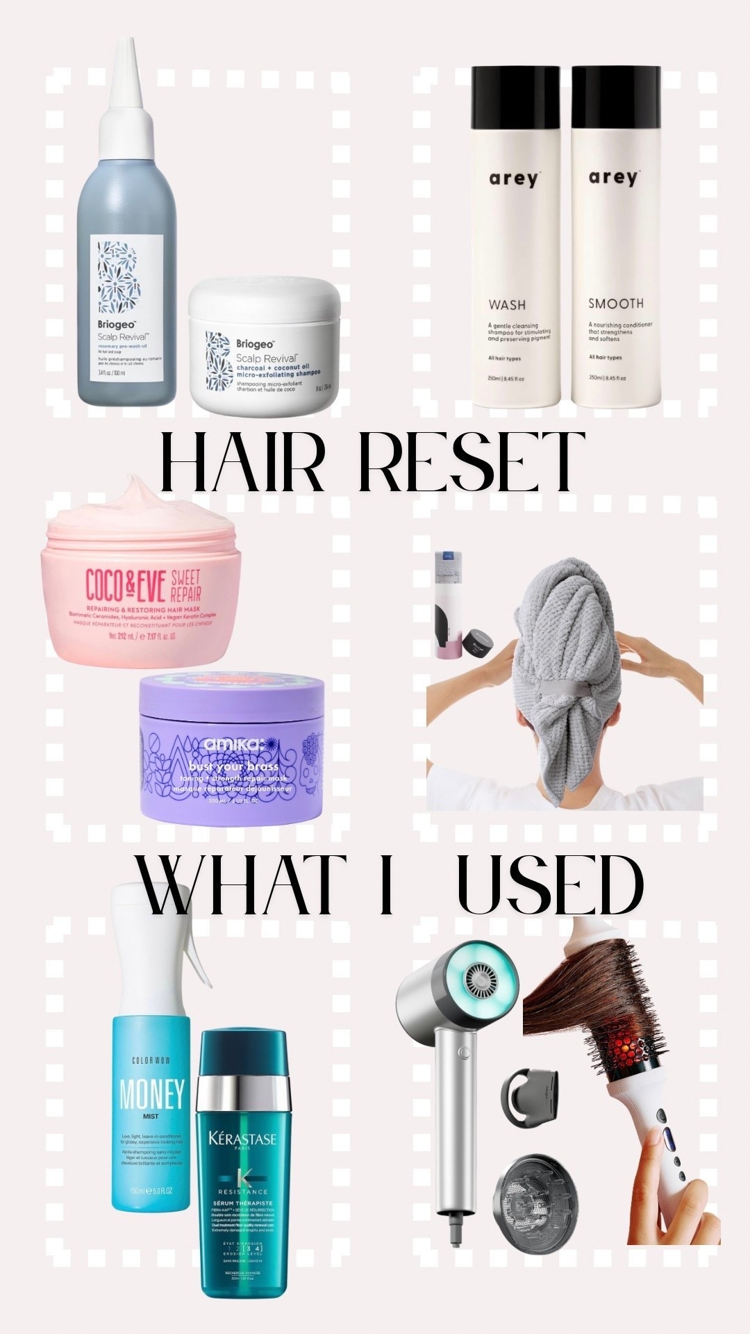 Everything I use for a hair reset🥰





Beauty, blow dryer, hair mask, hair tools, briogeo, ulta, Amazon, bondi boost, shampoo and conditioner, towel, microfiber, hair care, justclassicallycassidy

#LTKBeauty