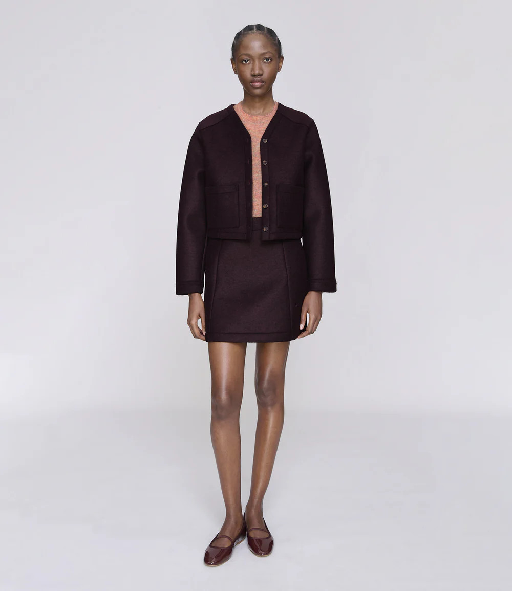 Aurelie jacket | 50% recycled polyester 35% acrylic-polyacrylic 15% wool | A.P.C. Ready-to-Wear | A.P.C. US