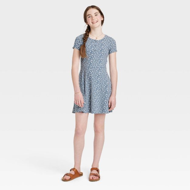 Girls' Henley Skater Dress - art class™ | Target