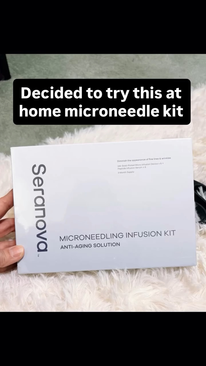 I'm curious if anyone else has tried this or something similar. If so, what were your results? I'll likely do another post after my six biweekly treatments are finished. 😊 There are a few different options out there, but after doing some research I decided to try the Seranova brand. Questions? Ask away. 

Find the link in my bio or stories. If you go to their direct website they have a spring sale going on. 

Skincare, fine lines and wrinkles, skin treatments, at home skin treatments, peptide serum, collagen booster

#LTKselfcare #LTKBeauty #LTKOver40