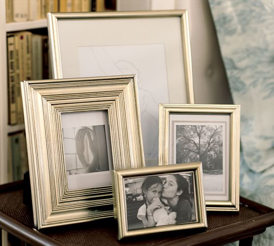 Eliza Gilt Single Opening Frames - Champagne | Pottery Barn (US)
