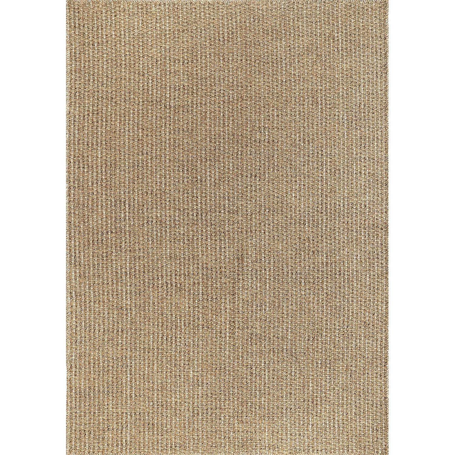 Easy Jute Rugs 4x6 Natural Color Living Room Indoor Outdoor Area Rug for Farmhouse Patio and Kitc... | Amazon (US)