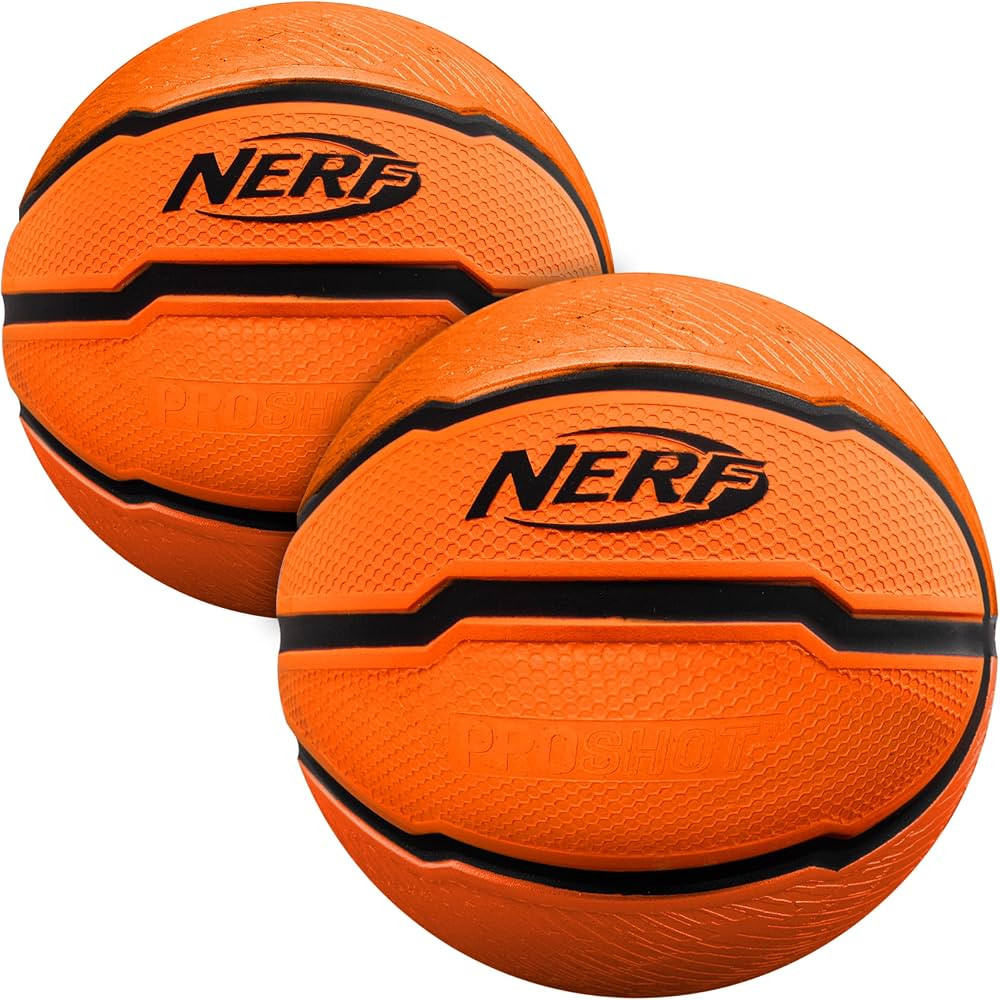 Nerf Mini Foam Basketballs - Indoor + Outdoor Foam Balls - 5" Inch Basketballs for Mini + Over Th... | Amazon (US)
