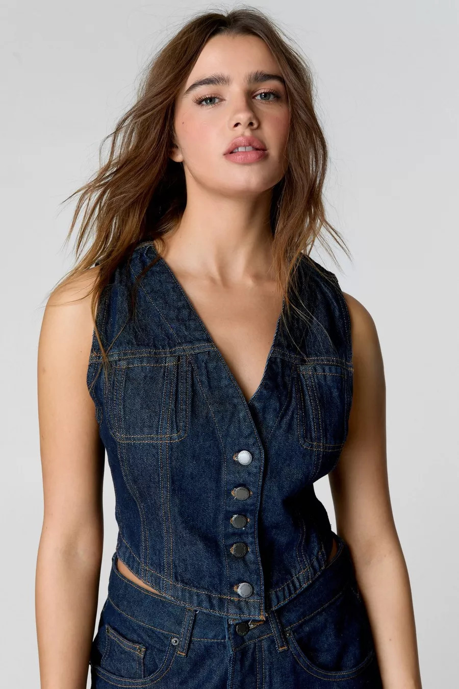 The Denim Waistcoat | Nasty Gal US