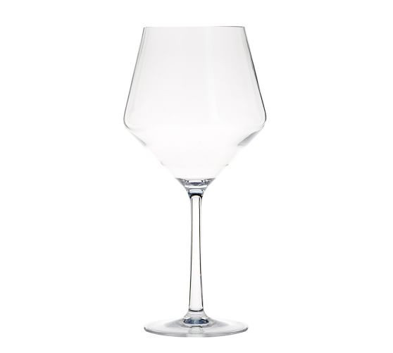 Happy Hour Acrylic Wine Glasses | Pottery Barn (US)