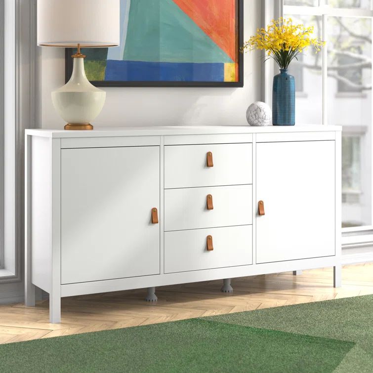 Mcintyre 59.53'' Wide 3 Drawer Sideboard | Wayfair North America