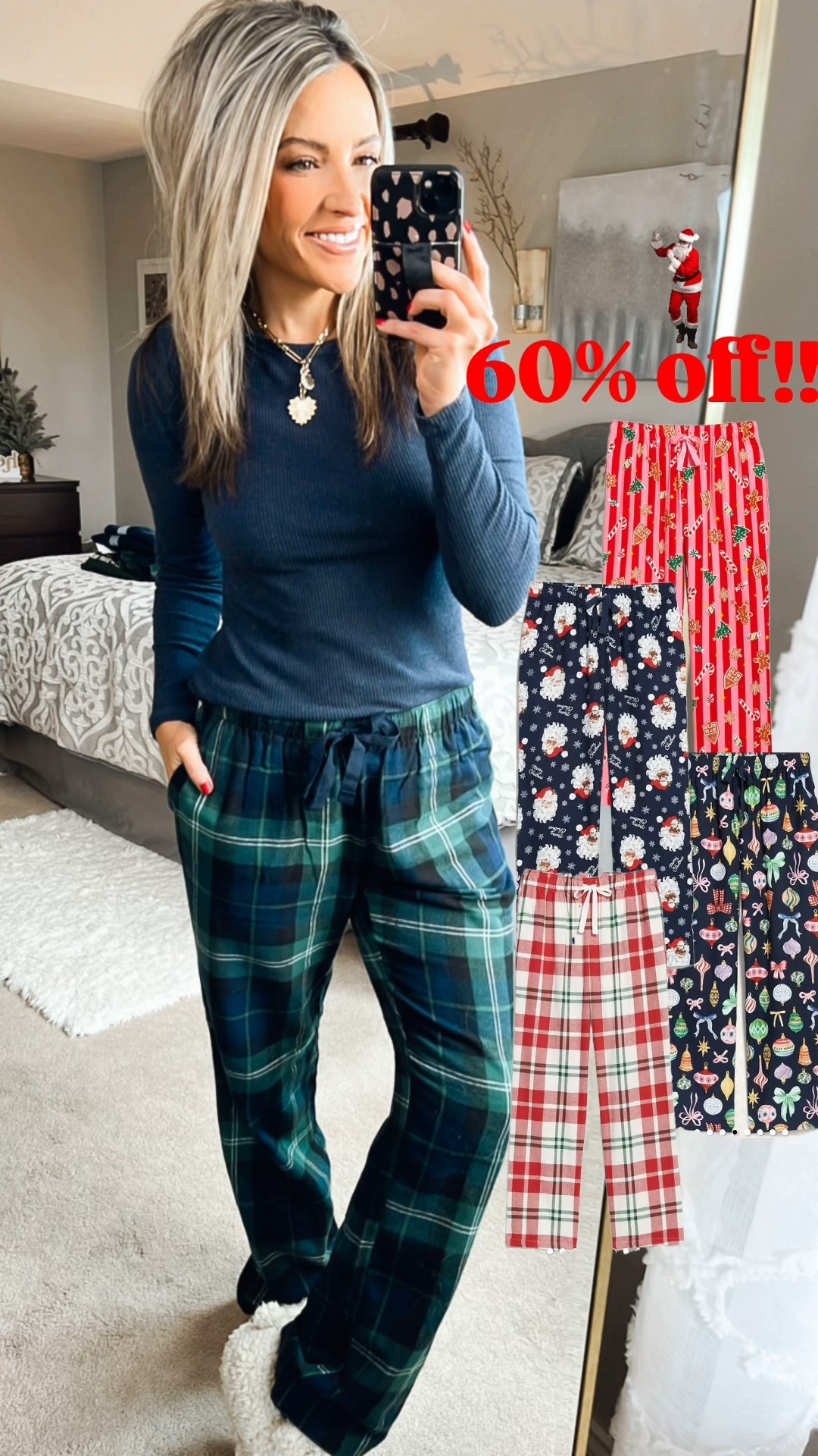 HUGE sale alert!!! Up to 60% off holidays pajama pants for the whole family! Wearing size small 


#LTKCyberWeek #LTKHoliday #LTKSaleAlert