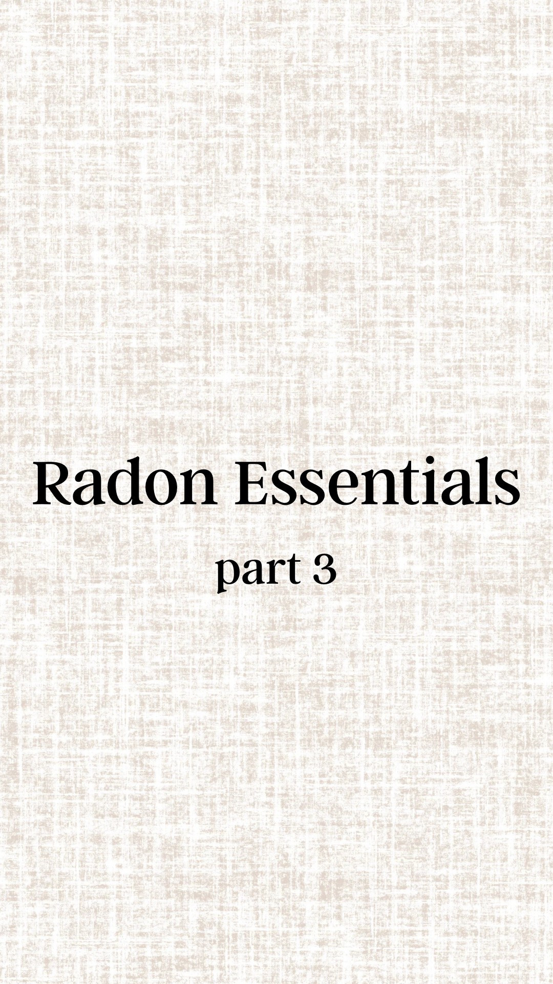 All of the essential tools for a radon mitigation business  