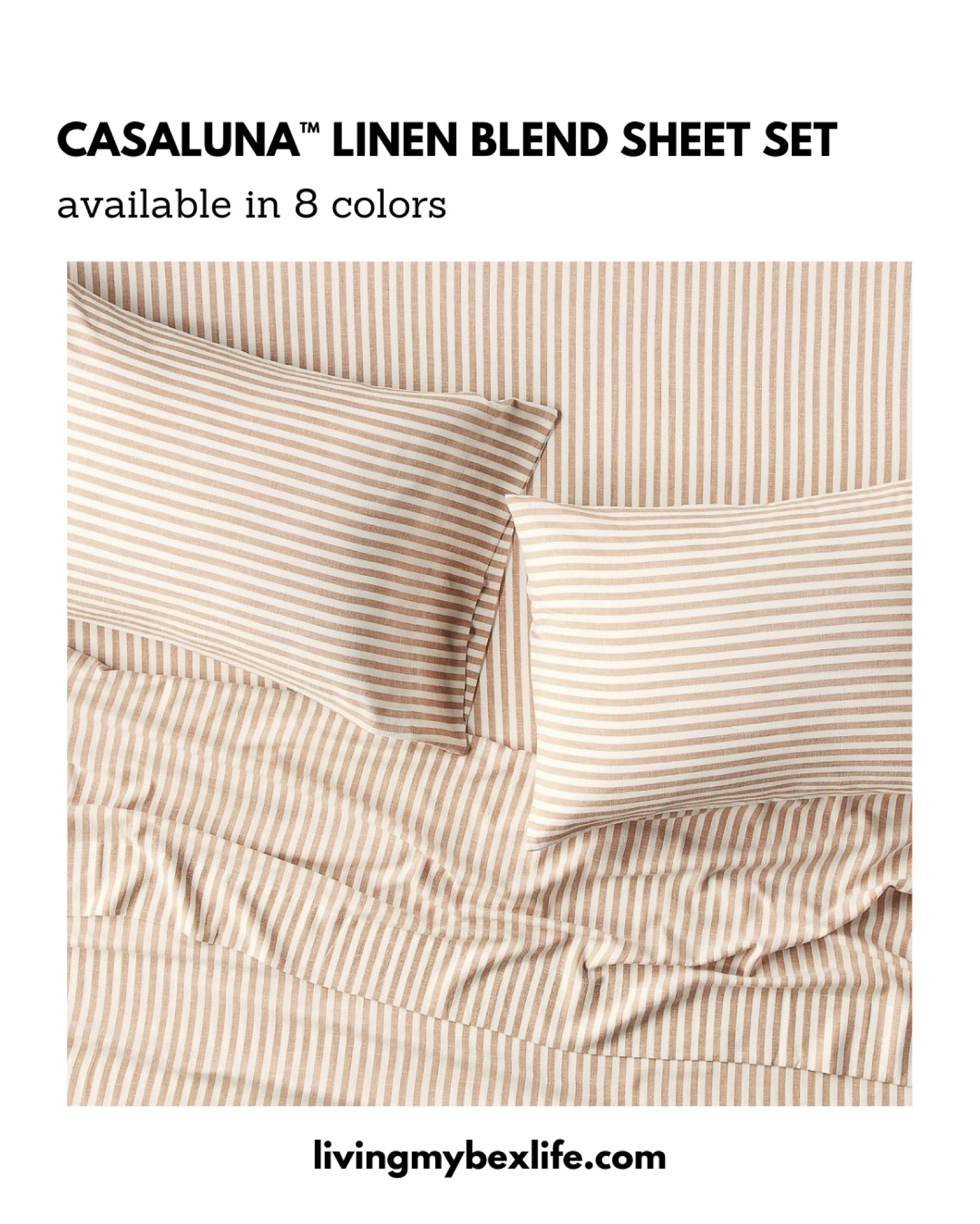 Casaluna linen blend bed sheet set | holiday bedding, affordable, linen bedsheets, target finds, cozy, comfy, soft 

#LTKhome #LTKU #LTKHoliday