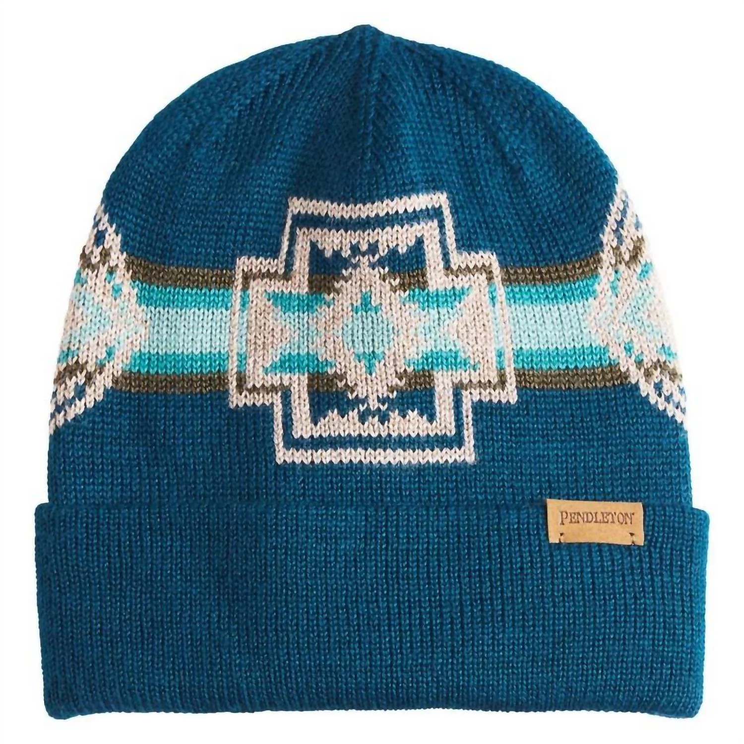 Women's Knit Beanie In Harding Aegean | Shop Simon
