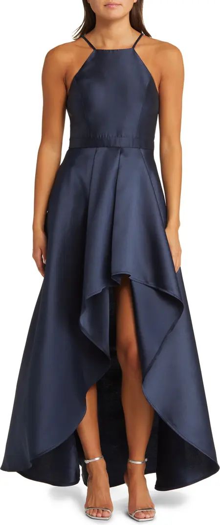 Broadway Show Satin High-Low Gown | Nordstrom